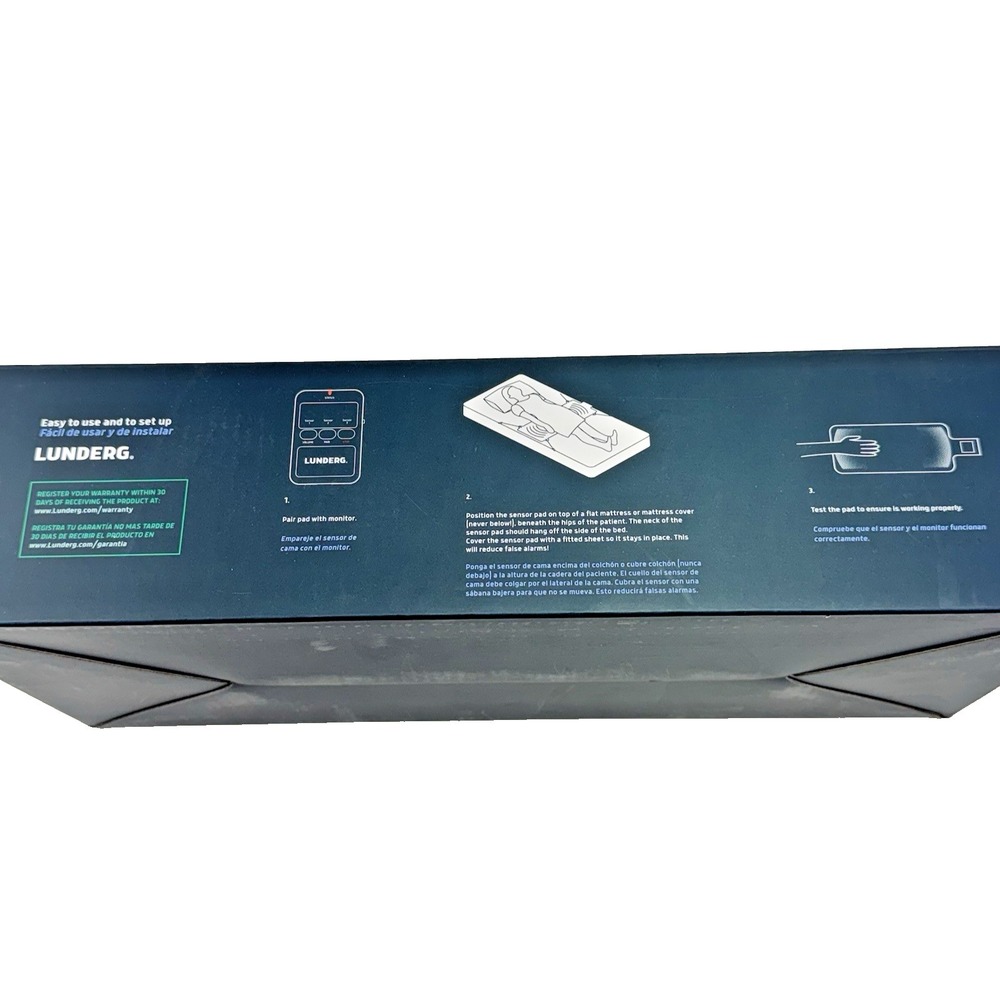 Lunderg Bed Alarm System Wireless Sensor Pad Monitor Fall Prevention NEW Open - Picture 7 of 10